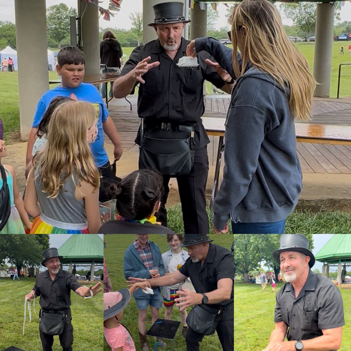 SteveKish5's tweet photo. “Magic in Motion: Steve Kish’s Festival Wonders”  🐇🎩

#SteveKishMagic #FestivalMagic #MagicInTheStreets #DMVMagician #NOVAEvents #LiveMagicShow #FamilyFun #StreetMagic #VirginiaMagician #MagicEverywhere https://t.co/hCYSxgxmNw