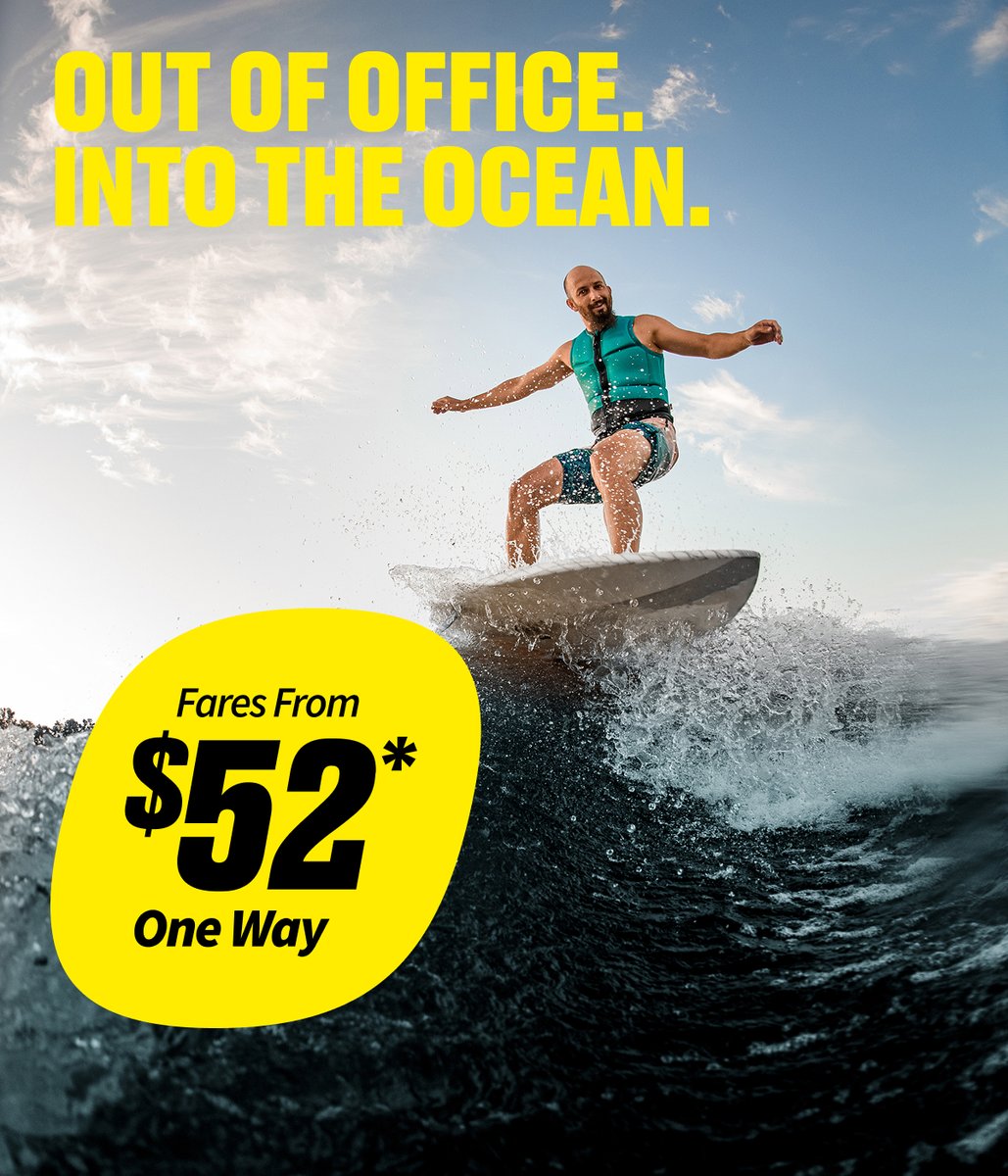 Wave to your boss from the beach 👋🌊

bit.ly/4mFMTlY 

Book by 6/3 at 11:59pm