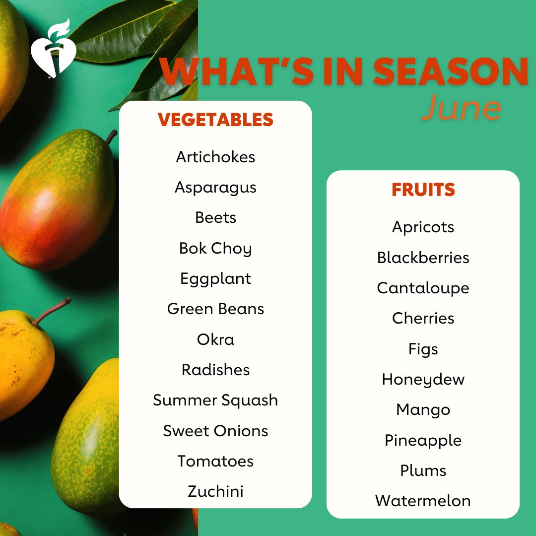 It's summertime! Pack these delicious fruits and veggies in your picnic baskets 🍉🍅