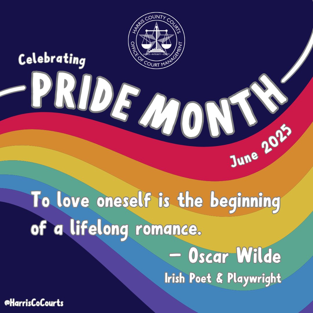In honor of Pride Month, we’re recognizing the contributions of LGBTQ judges, lawyers &amp; legal professionals. Their dedication, leadership &amp; resilience have helped pave the way for a more inclusive and equitable justice system. 🏳️‍🌈⚖️🏛️ #PrideMonth #JusticeForAll #HarrisCountyCourts