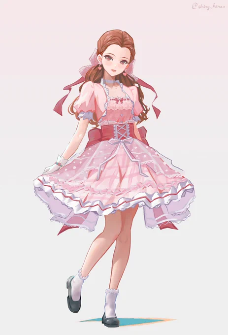 『オトメゴコロ更新中』立ち絵風 #関裕美