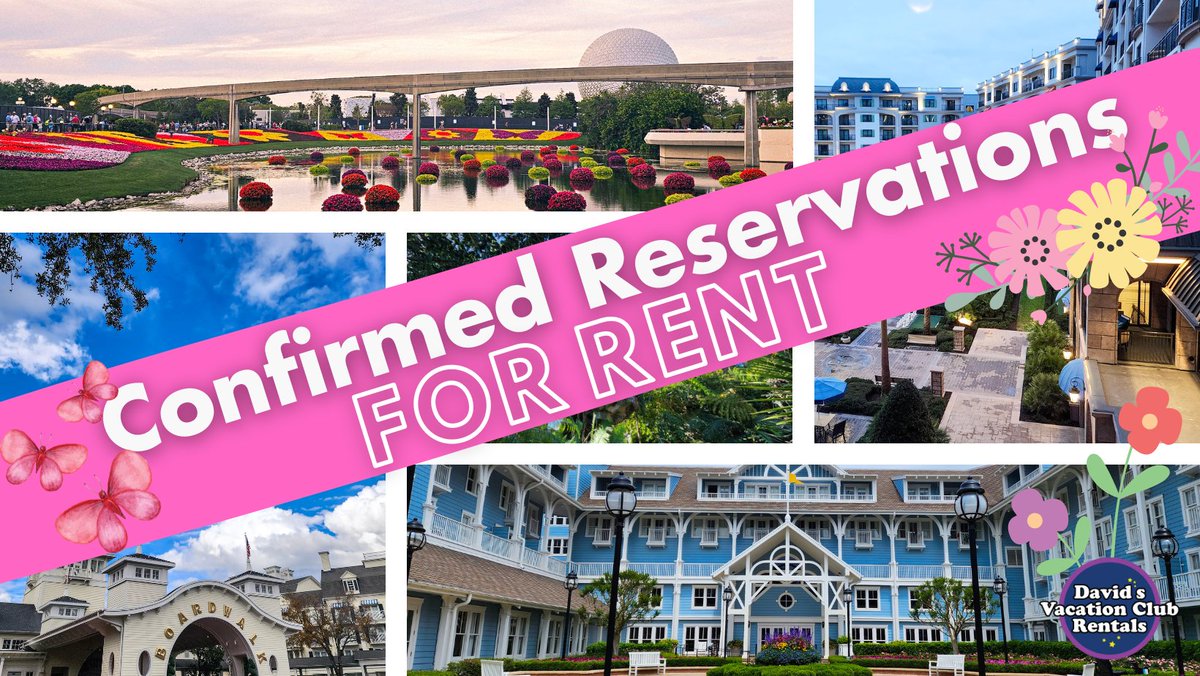 It's time to Spring into some Savings with a Confirmed Reservation with David's Vacation Club Rentals! 💐🦋Click the link below to watch the magic savings bloom! 😍🌻
dvcrequest.com/dvc-guests/con…