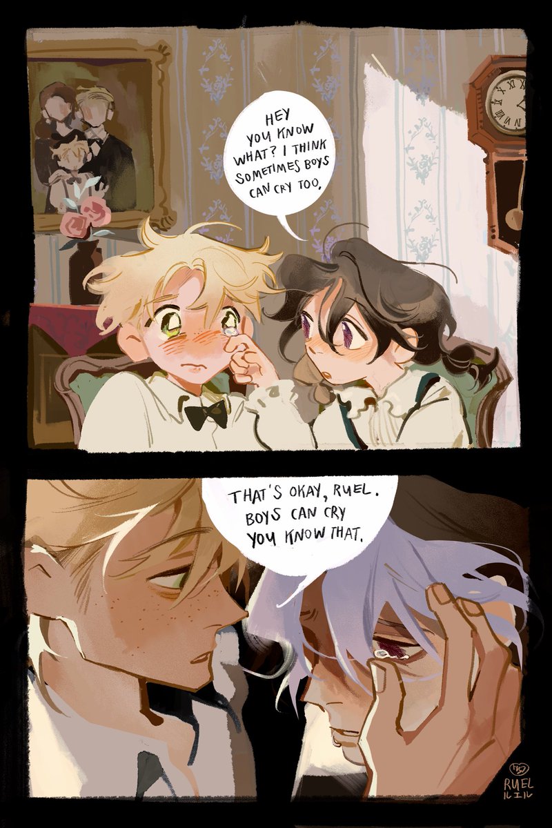 Boys don’t cry - The Cure
(Nah, they definitely can.)