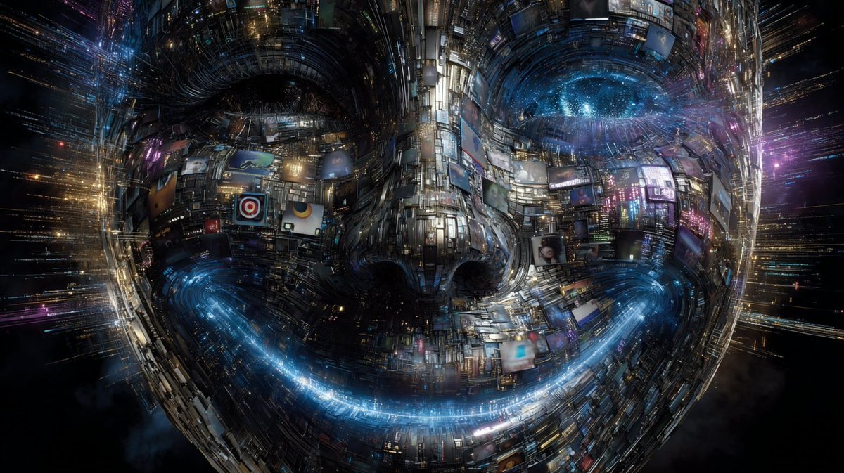 Synth_Cyborg's tweet image. The algorithm smiles. It remembers everything you’ve ever loved.

#DigitalSurrealism #DataGod #NeuralNightmare #SciFiArt