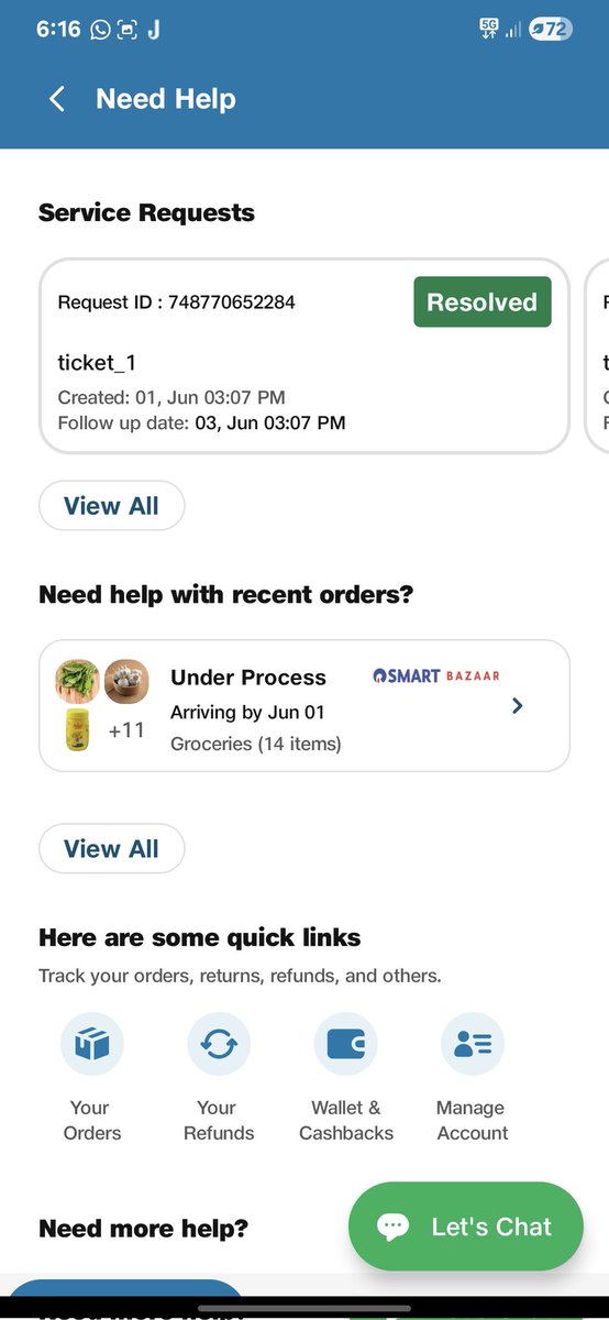pro_shant_'s tweet photo. @JioMart's delay, false assurances, n refusal to cancel, refund amount to nothing sort of customer harassment. We deserve better
Attaching screenshots of the order status and my communication with them @reliancegroup @reliancejio — Is this the standard of service u are proud of? https://t.co/uPA017wR6j