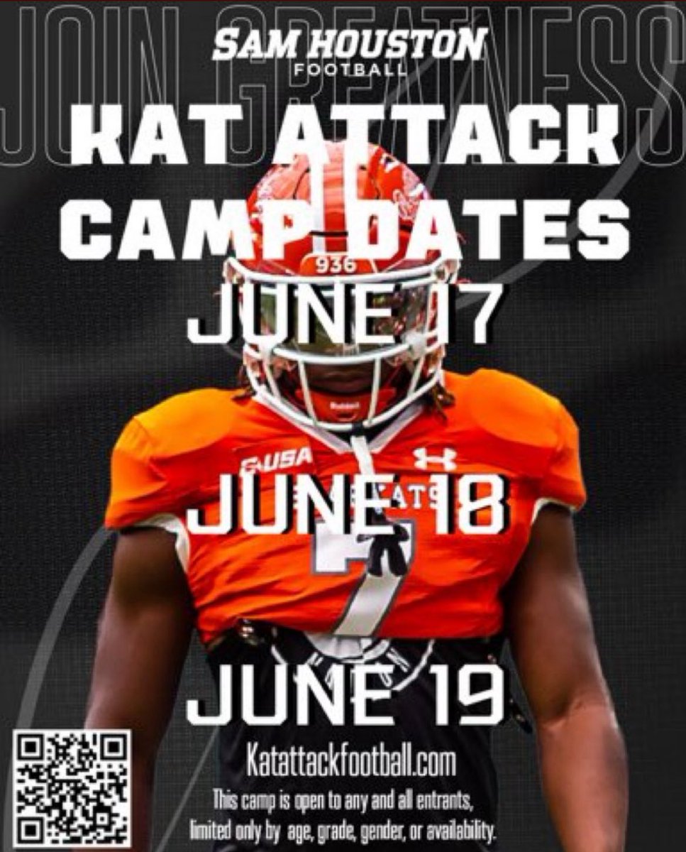 Thank you <a href="/SamHoustonState/">Sam Houston State</a> and <a href="/CoachPhilLongo/">Phil Longo</a> for the camp invitation <a href="/phil_jacobs16/">Coach Jacobs 🇺🇸</a> <a href="/PrepRedzoneNext/">Prep Redzone 𝙉𝙀𝙓𝙏 🏈</a> <a href="/PrepRedzone/">Prep Redzone 🏈</a>