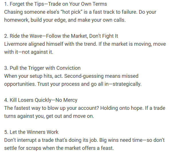 SharisaGaymon's tweet photo. Today, I will share my note-taking experience with you in the form of a memo.
Take a screenshot and save it. Click to follow.
😁😁👏👏#stocks #StockKnowledge #story
Here is how to apply Livermore's timeless wisdom to today's fast-moving markets: https://t.co/PvOlA8UXnF