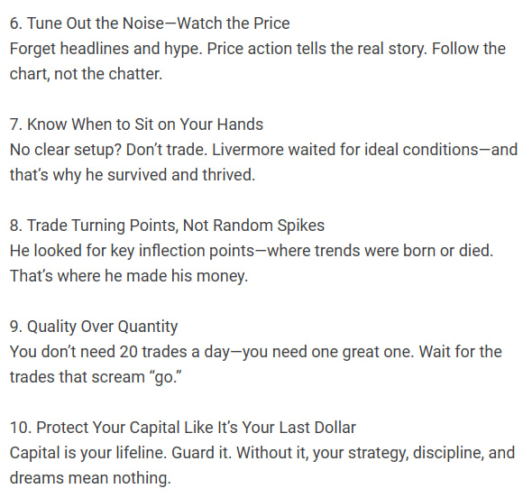 SharisaGaymon's tweet photo. Today, I will share my note-taking experience with you in the form of a memo.
Take a screenshot and save it. Click to follow.
😁😁👏👏#stocks #StockKnowledge #story
Here is how to apply Livermore's timeless wisdom to today's fast-moving markets: https://t.co/PvOlA8UXnF