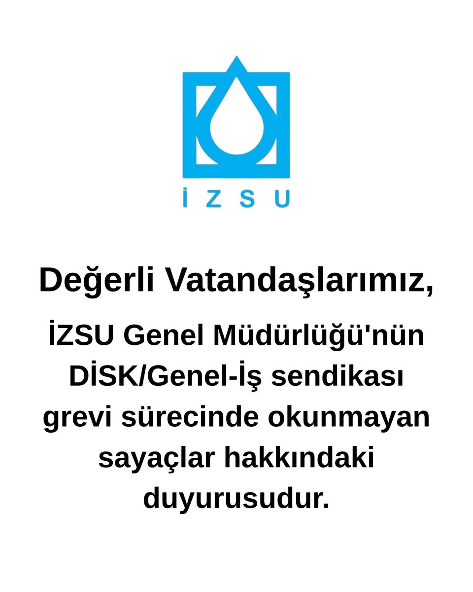 Detaylı bilgi ve duyurunun tam metni için: izsu.gov.tr/tr/Duyurular/2…