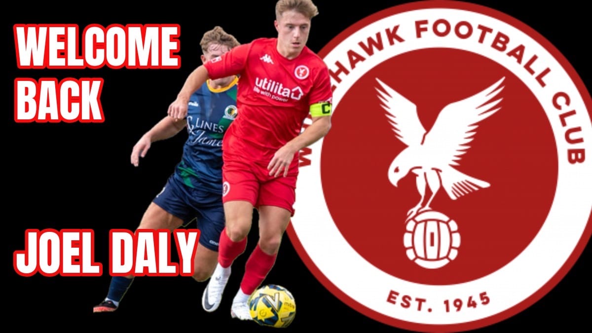 🗞️ HE’S ONE OF OUR OWN.

<a href="/JoelDalyy/">Joel Daly</a> is home!

Fresh off a title winning campaign with <a href="/HorshamFC/">Horsham FC</a>, Joel is back where he belongs.

The youth team graduate featured almost 100 times for the Hawks between 2022/24

Welcome back Joel 🤝 

#COYH