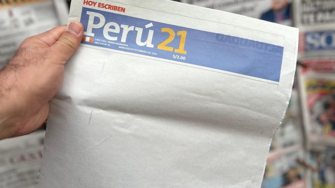 🤩 Perú21 destaca en premios El Sol

💪 📢 En esta edición, Perú21 participó con el proyecto 'El periódico en blanco', una idea desarrollada junto a Gonzalo Figari, de la agencia publicitaria Candy Store.  <a href="/gonzalitter/">gonzalo figari</a>  
peru21.pe/peru/peru21-de…