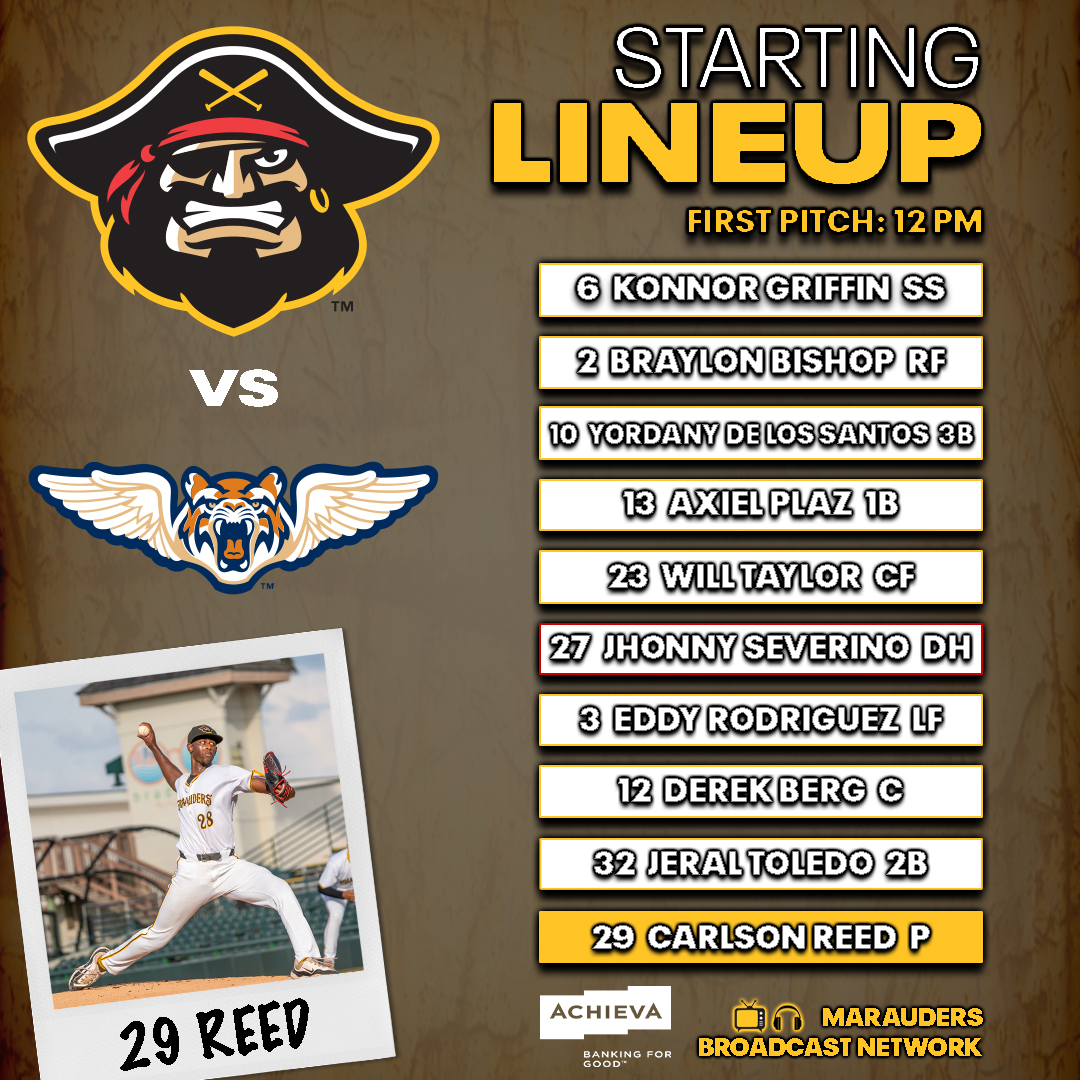 Bradenton Marauders (@the_marauders) on Twitter photo A familiar face takes the mound for today's matinee.
<a href="/AchievaCU/">Achieva Credit Union</a> | #ItAllBeginsInBradenton A familiar face takes the mound for today's matinee.
<a href="/AchievaCU/">Achieva Credit Union</a> | #ItAllBeginsInBradenton
