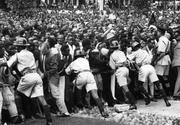 The day Kenya gained internal self-rule. Madaraka Day June 1, 1963. (Photo:Outisde Harambee House)