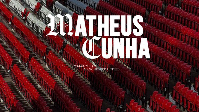 RESMI - Matheus Cunha adalah pemain Manchester United 🇧🇷🔴 #mufc