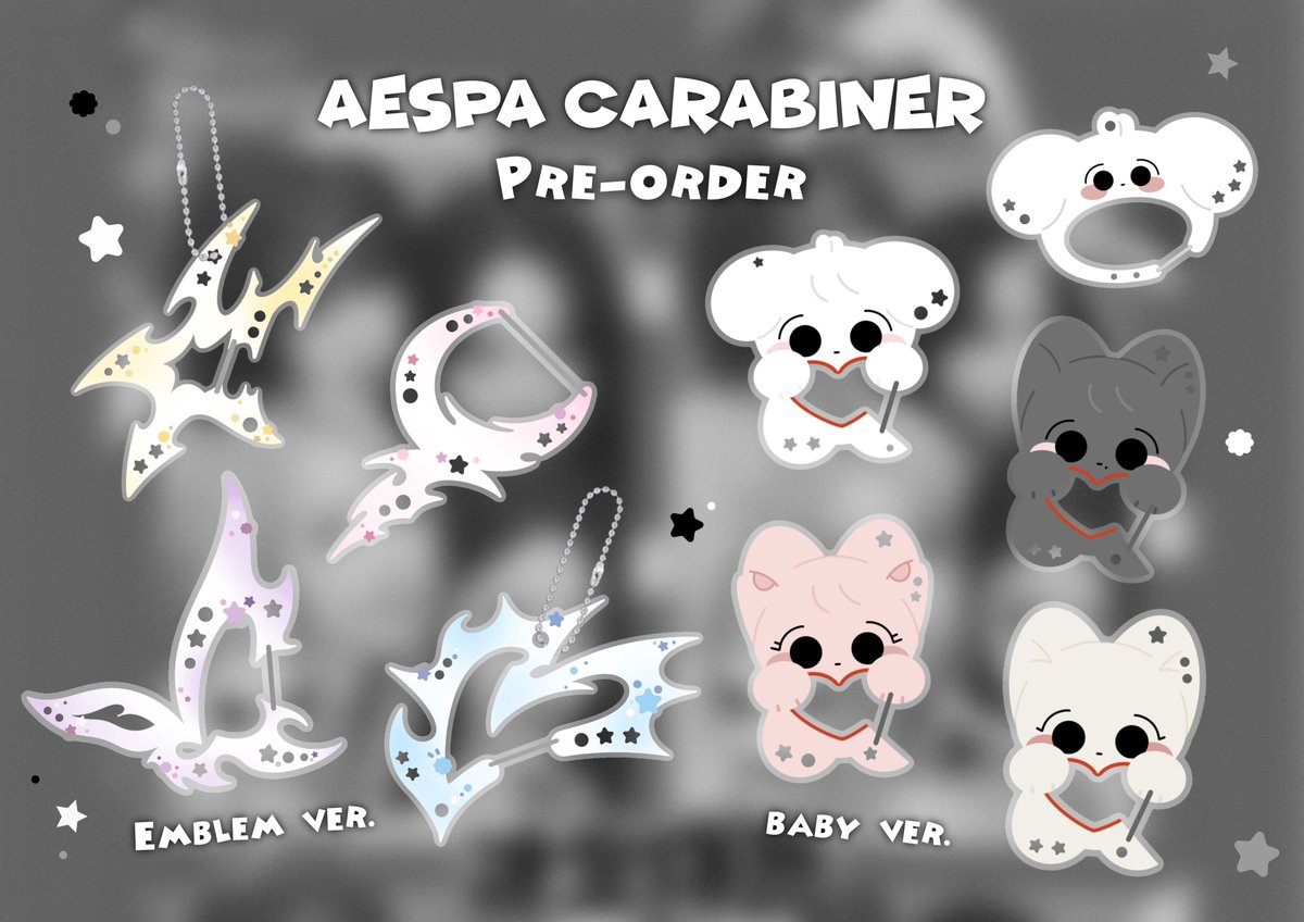 ayreneu's tweet image. มีแบบพร้อมส่งหมดเลยค่ะ 🥺🤍
👉🏻 hipper เกาะมือถือ/คอม ❕
- พี่น่า 4 ชิ้น
- น้องหนาว 16 ช้ิน
(ใครสนใจ mention/dm ได้เลยคั้บบ)
👉🏻 Carabiner (ทุกลาย) ❕
🔗 docs.google.com/forms/d/e/1FAI…
#ตลาดนัดเอสป้า #ตลาดนัดaespa
