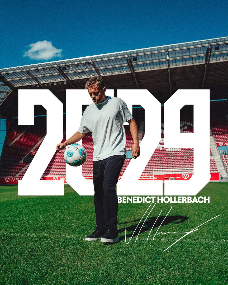 GGFN_'s tweet image. Official | Mainz have announced the signing of Benedict Hollerbach; 4-year contract until 2029.
