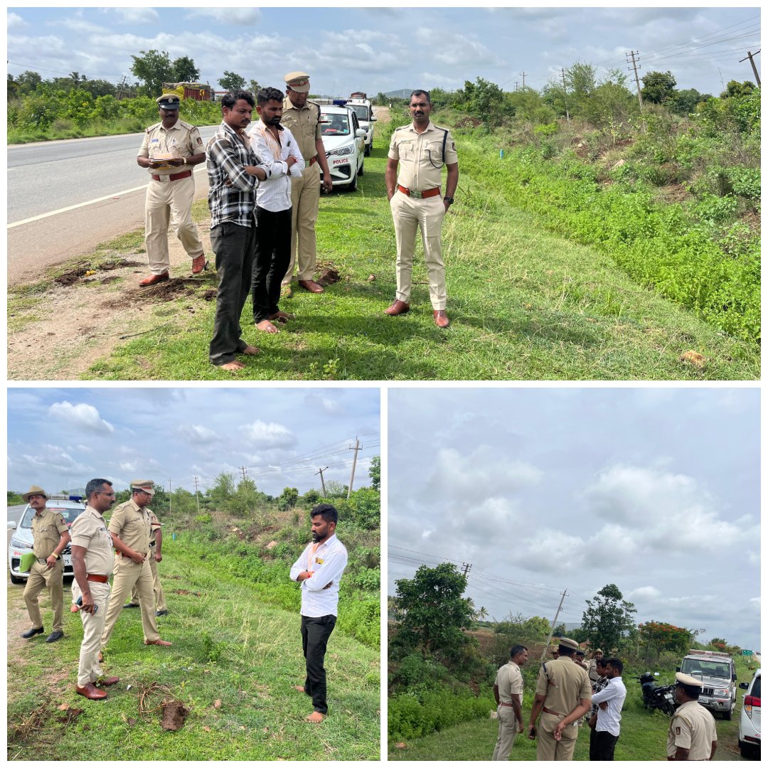 ತುರುವನೂರು ಠಾಣೆಯ ಮೊ.ನಂ.84/2025 ಪ್ರಕರಣಕ್ಕೆ ಸಂಬಂಧಿಸಿದ ಘಟನಾ ಸ್ಥಳಕ್ಕೆ ಮಾನ್ಯ ಪೊಲೀಸ್ ಅಧೀಕ್ಷಕರಾದ ಶ್ರೀ ರಂಜಿತ್ ಕುಮಾರ್ ಬಂಡಾರು ಐ.ಪಿ.ಎಸ್ ರವರು ಭೇಟಿ ನೀಡಿ ಪರಿಶೀಲಿಸಿ,  ತನಿಖಾಧಿಕಾರಿಗಳಿಗೆ ಸೂಕ್ತ ಸಲಹೆ ಸೂಚನೆಗಳನ್ನು ನೀಡಿದರು. <a href="/DgpKarnataka/">DGP KARNATAKA</a> <a href="/igperdvg/">IGPER</a>