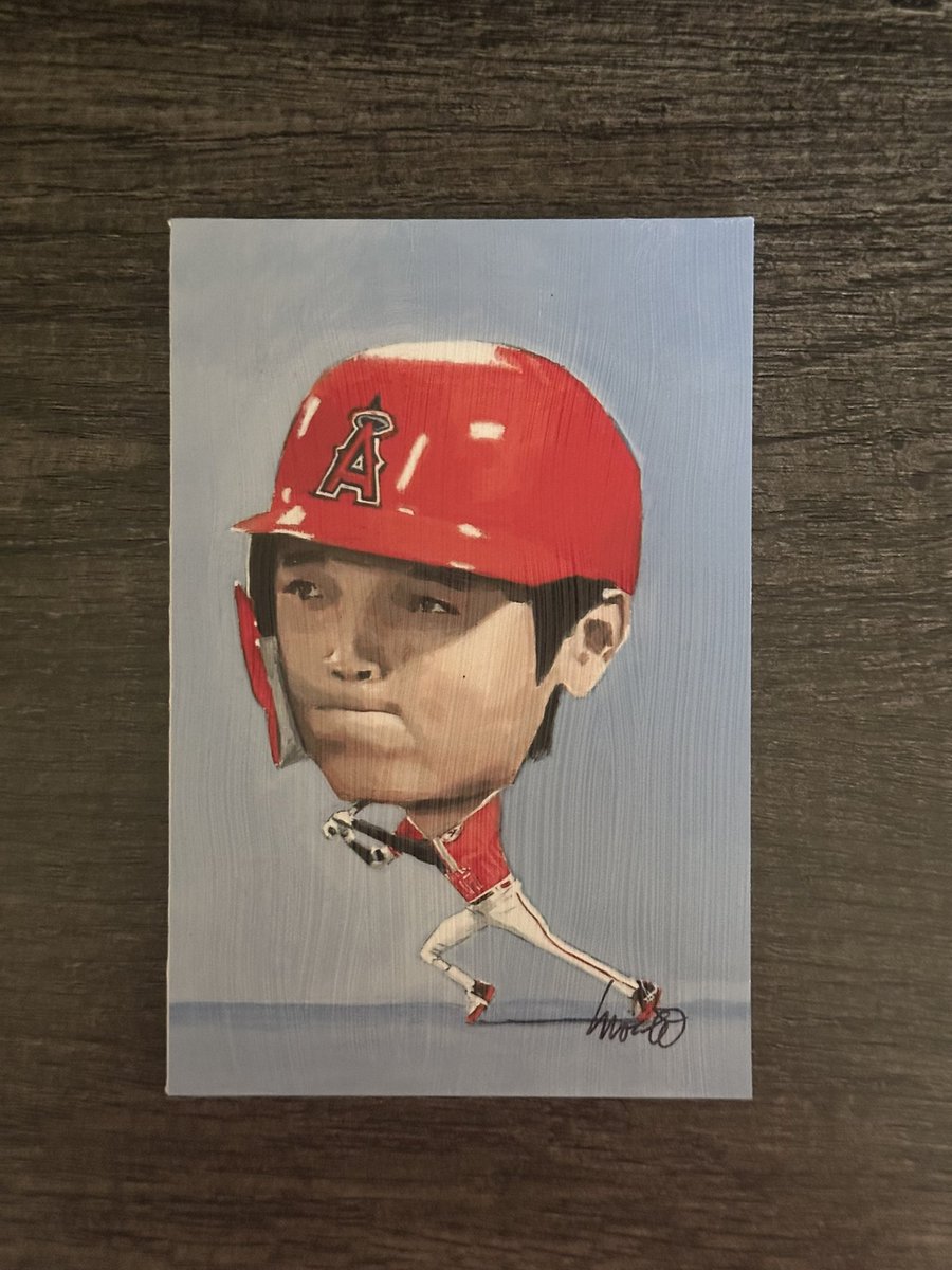 Thank you <a href="/DaveChoate/">Dave Choate 🎨</a> for the amazing Ohtani art piece!!