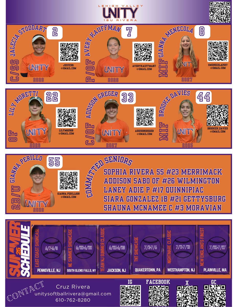 Summer 2025 season coming soon!!! First stop… East Coast Showcase!!!