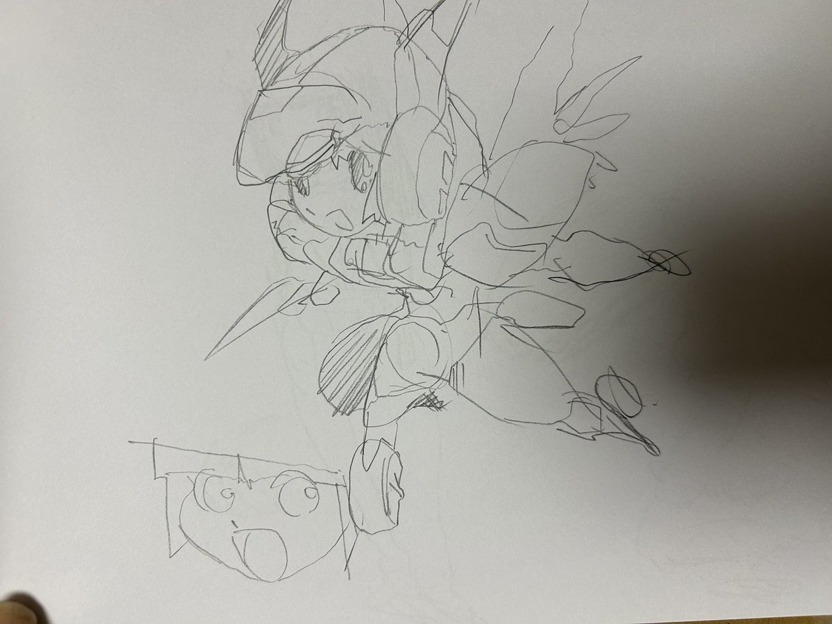 こうやってみても基本的に女の子あんまり描かないんだな…
変な顔のおっさんとかを描きたがる傾向がある…

そしてジェフティ娘を描こうとした形跡が出てきた…w 