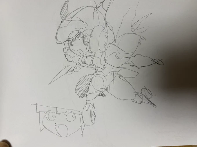 こうやってみても基本的に女の子あんまり描かないんだな…
変な顔のおっさんとかを描きたがる傾向がある…

そしてジェフティ娘を描こうとした形跡が出てきた…w 