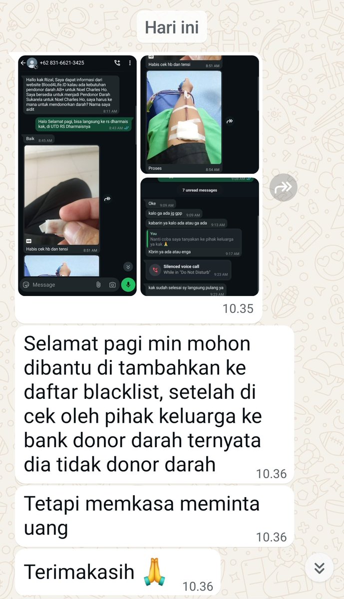 Blood4LifeID's tweet photo. Mohon keluarga pasien yang membutuhkan bantuan relawan donor darah, hati hati apabila dihubungi oknum penipu donor fiktif yang minta transfer uang ganti transport/vitamin https://t.co/mJSrxn212b