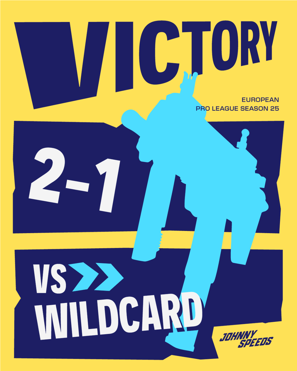 We like to make it interesting 👍

2-1 series victory against <a href="/Wildcard_GG/">Wildcard</a> Academy in <a href="/euproleague_/">EPL</a> 

Semi-finals here we come 😉

#JohnnySpeedsProceeds