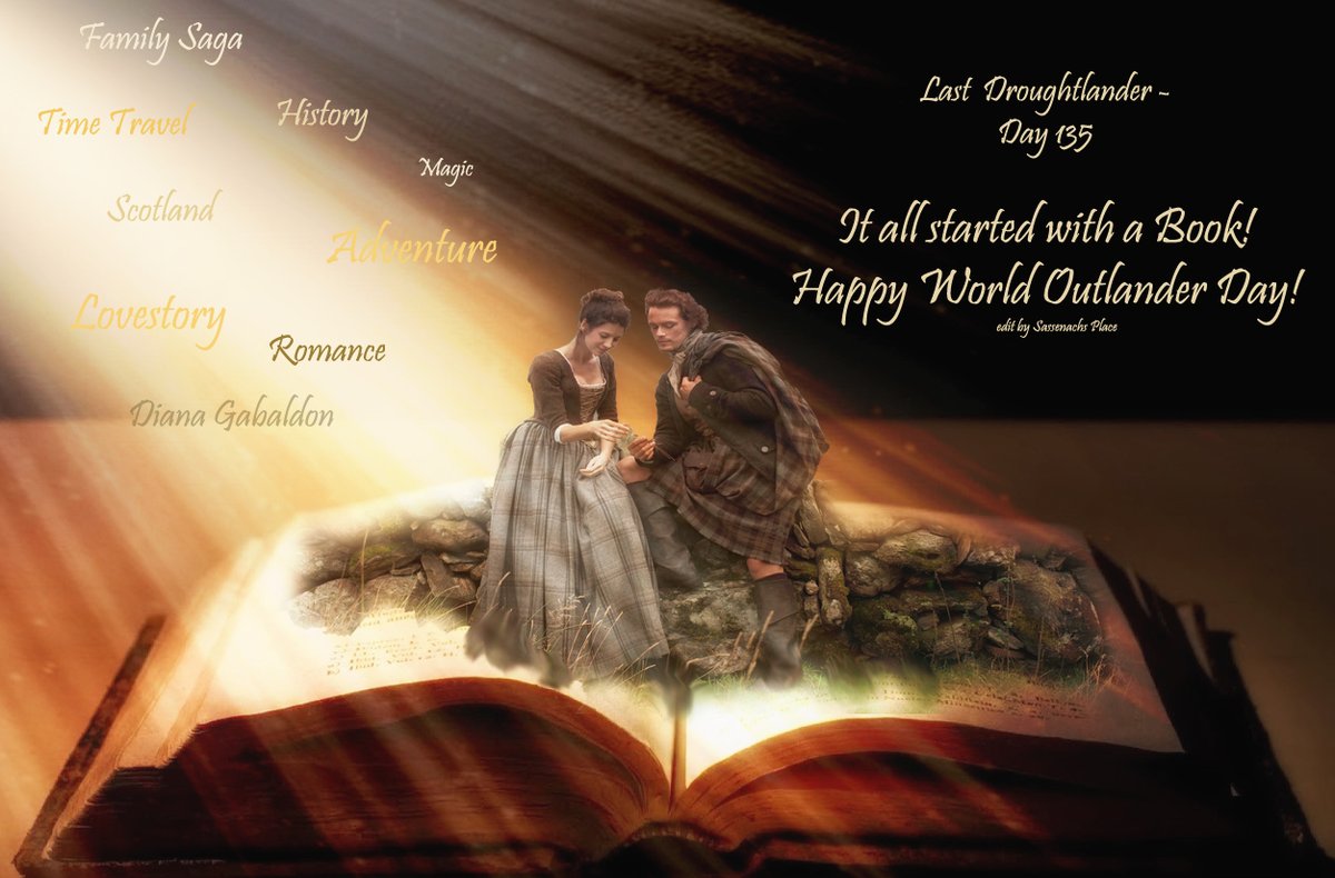 Heike John Ba (@sassenachplace) on Twitter photo #Outlander #LastDroughtlander -Day 135
#BestOf #WorldOutlanderDay It all started with a Book!
<a href="/10MinDQ/">Cookie Roof 🍪</a> <a href="/AngusAngels/">Outlander Angels</a> <a href="/SwietjesO/">Swietjes Outlander</a> <a href="/brittafahl70/">Britta Fahl</a>
<a href="/LallyFawn/">Lally</a> <a href="/OutlandishScot/">Outlandish Scotland</a> <a href="/OutlanderHome/">OUTLANDER HOMEPAGE</a> #Outlander #LastDroughtlander -Day 135
#BestOf #WorldOutlanderDay It all started with a Book!
<a href="/10MinDQ/">Cookie Roof 🍪</a> <a href="/AngusAngels/">Outlander Angels</a> <a href="/SwietjesO/">Swietjes Outlander</a> <a href="/brittafahl70/">Britta Fahl</a>
<a href="/LallyFawn/">Lally</a> <a href="/OutlandishScot/">Outlandish Scotland</a> <a href="/OutlanderHome/">OUTLANDER HOMEPAGE</a>