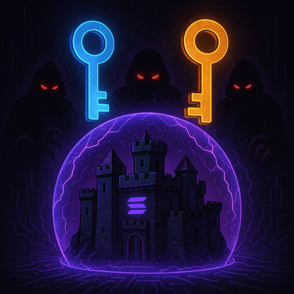 TestudoOnSolana's tweet photo. 🚨 REALITY CHECK: $2.2 BILLION stolen from crypto in 2024 across >300 hacking incidents.

The DMM Bitcoin hack alone cost users $305 million when private keys were compromised. WazirX lost $235 million through multi-sig wallet exploitation.

This is exactly why Testudo exists. Our innovative dual-signature system means even if your main wallet is compromised, your funds stay protected by your memorable passphrase-derived key.

One signature = vulnerable. Testudo's dual-signature system  = ultimate security with instant access to your assets. 🛡