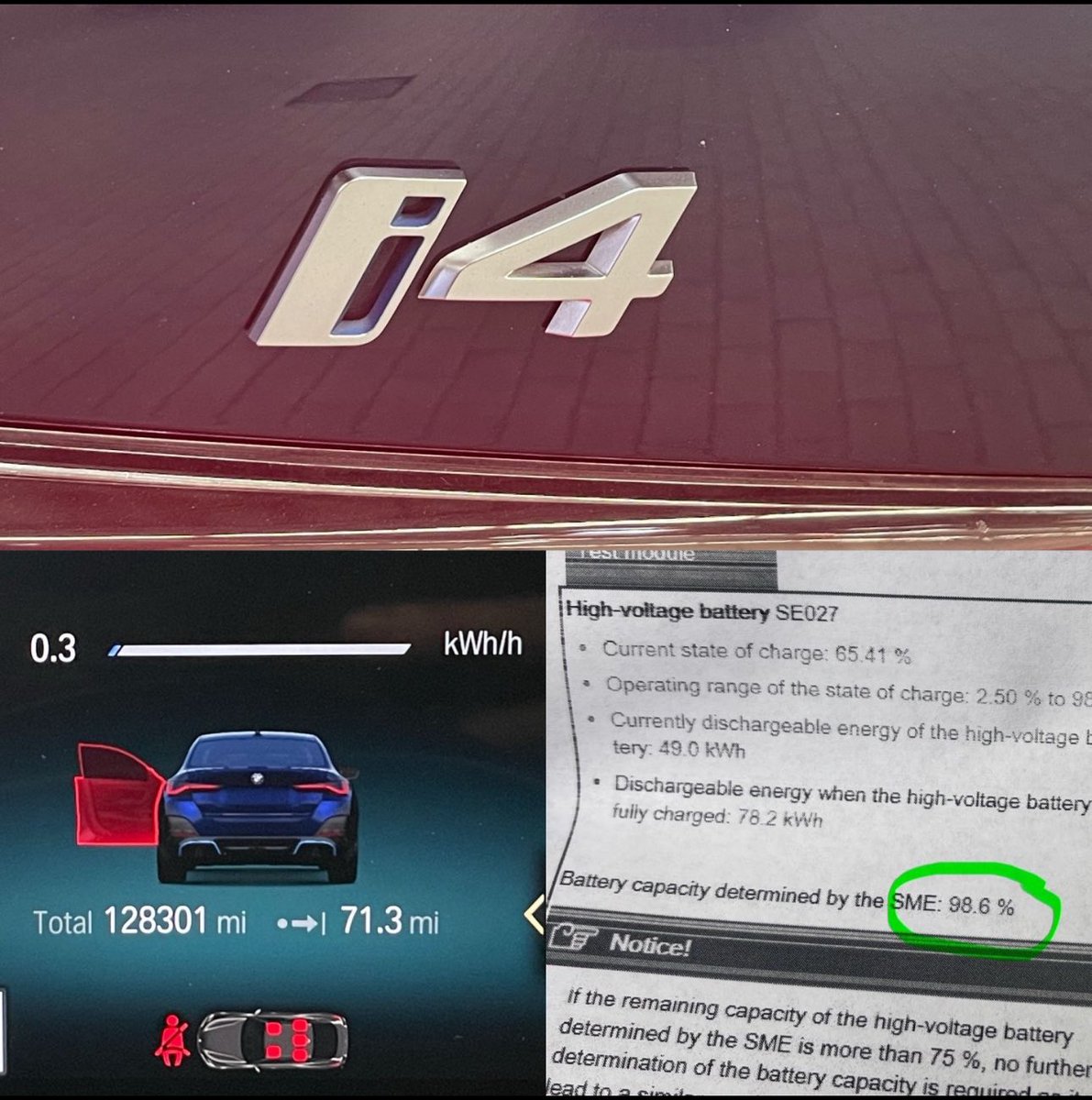 Bataryam falanca kilometre yapınca "çöp olacak" mı?

2022 sonu üretilen bir i4, 2023 model. 205.000 km yol yapmış, batarya sağlığı %98.6
Şaşırtıcı olmasa da harika veri. 🔥❤️