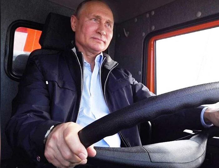 Allegedly, one of the truck drivers who took part in today's attack on russian air fleet 👀🤭