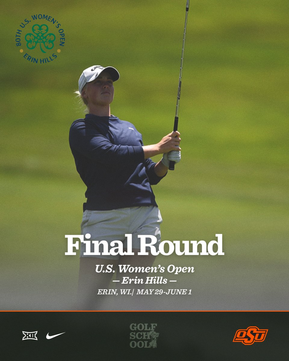 OSU Cowgirl Golf (@osucowgirlgolf) on Twitter photo แดสแดแดแดษชแดษด๊ฑสษชแด ๊ฑแดษดแด
แดส๐
๐ U.S. Women's Open
๐ Erin, Wisconsin
โณ๏ธ Erin Hills
๐บ NBC/Peacock
โฒ๏ธ 1:10 p.m. CT
#golfschool | <a href="/OSUAthletics/">Oklahoma State Athletics</a> แดสแดแดแดษชแดษด๊ฑสษชแด ๊ฑแดษดแด
แดส๐
๐ U.S. Women's Open
๐ Erin, Wisconsin
โณ๏ธ Erin Hills
๐บ NBC/Peacock
โฒ๏ธ 1:10 p.m. CT
#golfschool | <a href="/OSUAthletics/">Oklahoma State Athletics</a>