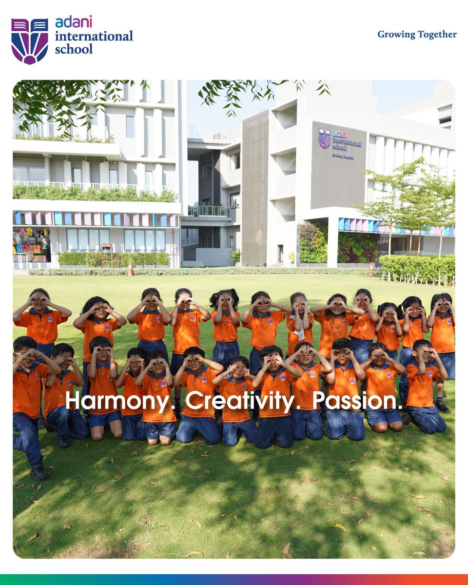 Adani International School tweet media