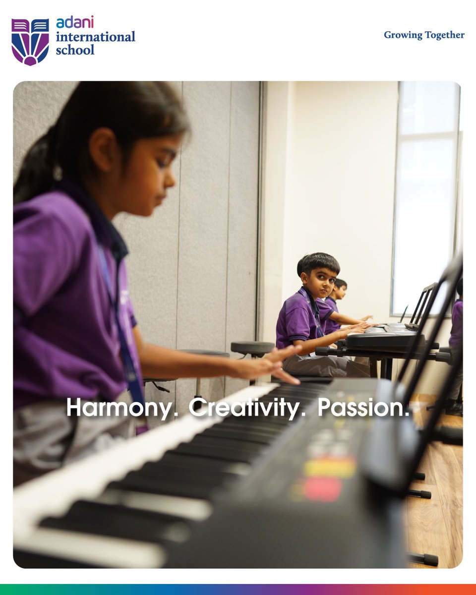 Adani International School tweet media