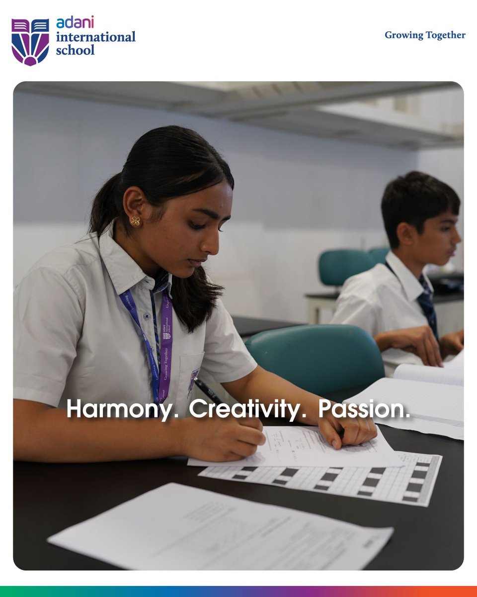 Adani International School tweet media