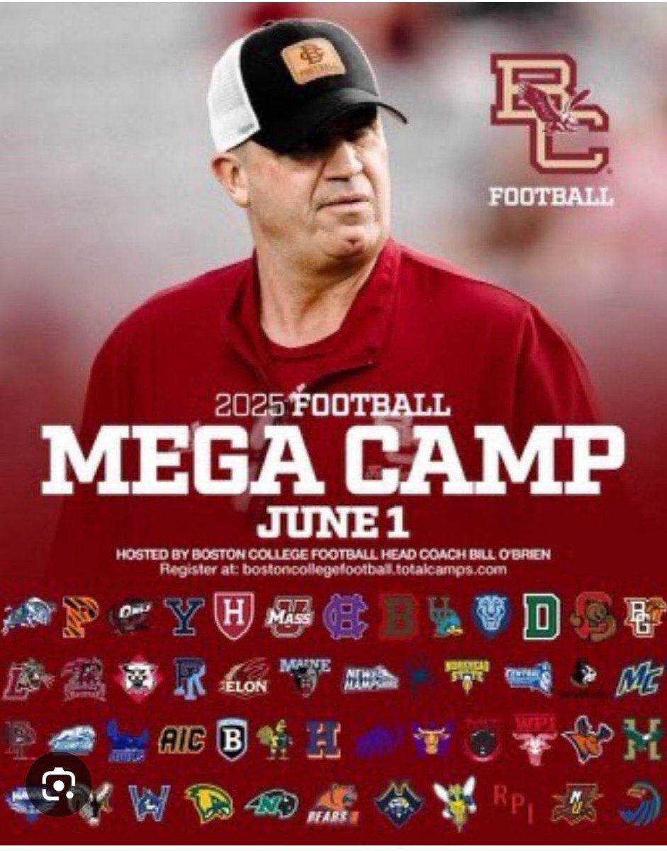 Today I will be attending and competing at the BC Mega Camp <a href="/rahwayfootball/">Rahway Football</a>