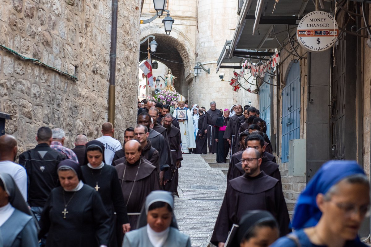 custodiaTS's tweet image. "Cardinal Pierbattista Pizzaballa, fort the Feast of the Visitation, said: 'Our unity is the clearest sign that we belong to Jesus Christ. Let us therefore pray, invoking the intercession of the Holy Spirit: for ourselves, and especially for our brothers and sisters in Gaza.'"