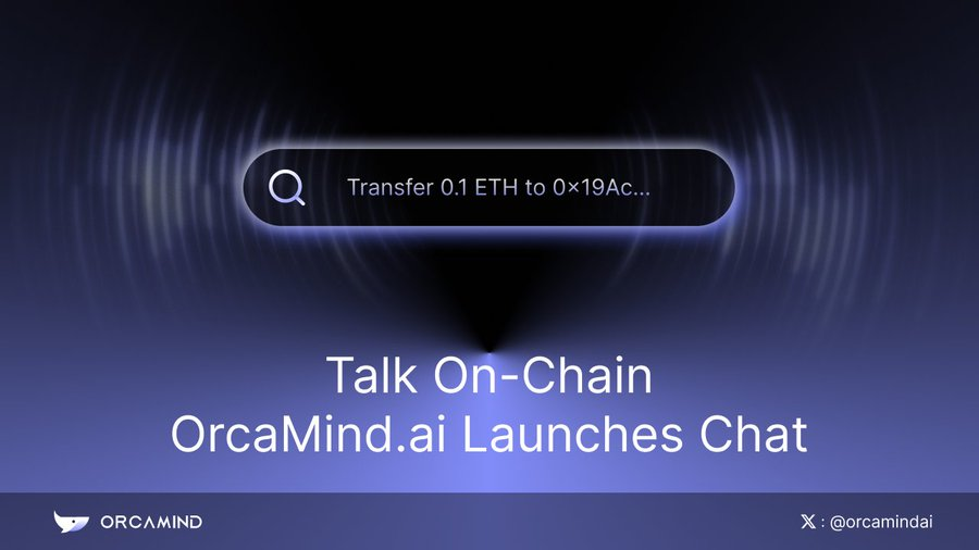 OrcaMind.AI <a href="/orcamindai/">OrcaMind.AI</a>  just launched Chat Commands for Onchain Ops 🤖

With a single message like “Send ETH on Arbitrum,” users can transfer, stake, or query directly via AI — no wallet clicks needed.

Their Arbitrum MCP Server is live, with support for ETH, BSC,