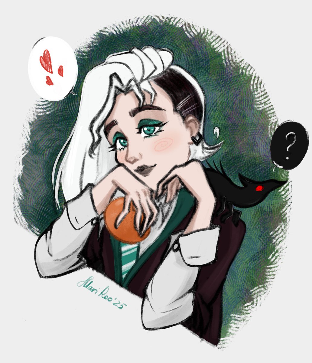 Sesta68's tweet image. Art trade with @pershiro_art

I think it was at that moment that Irida realized that she had fallen in love 🍊❤️

(It was so nice to draw her, my goodness!)