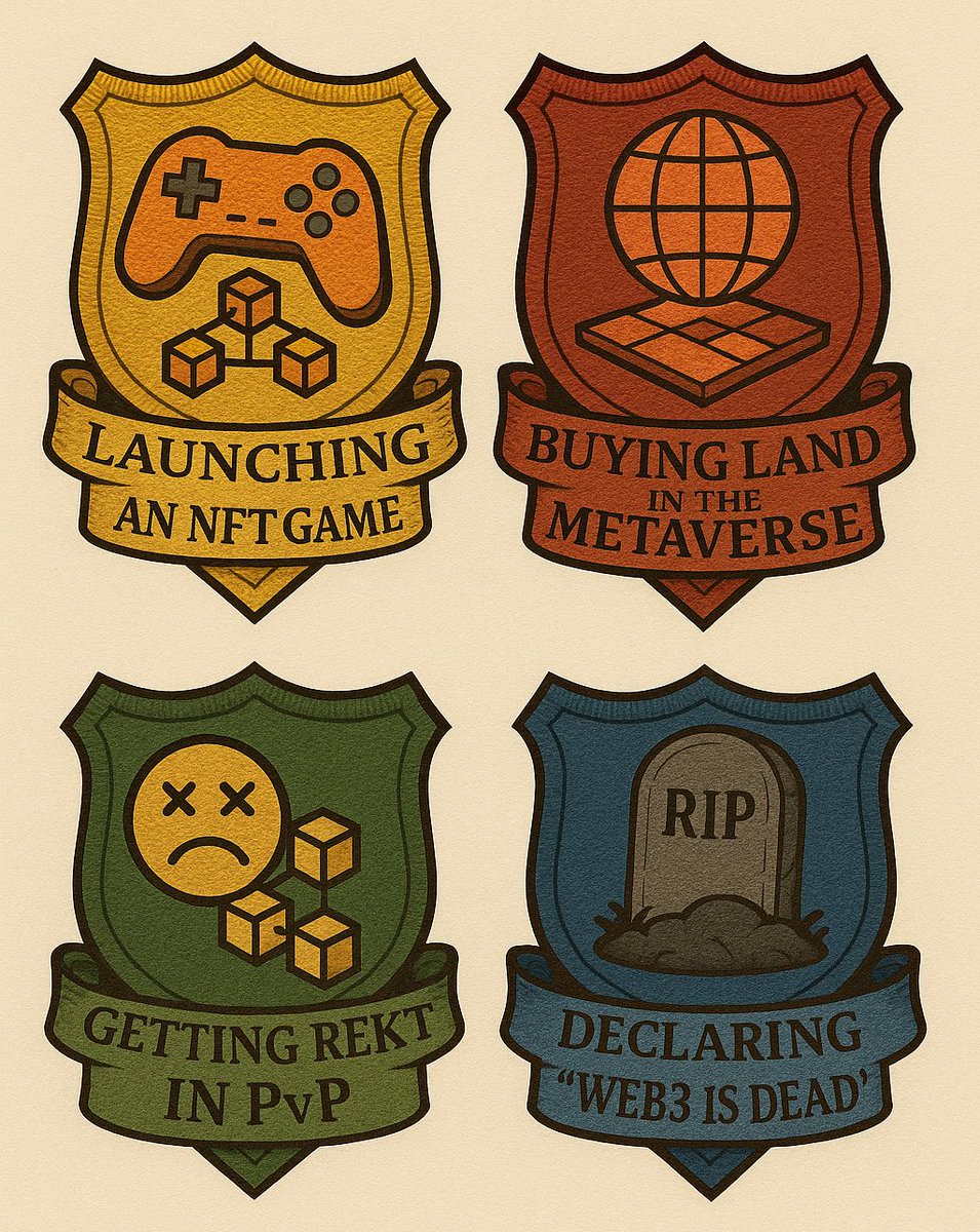 After you’ve been in Web3 gaming for 4 years
You end up in 1 of these 4 houses. #web3 #cryptoGaming #metaverse