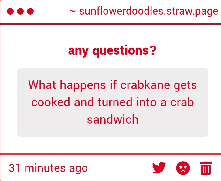 trknaodoodles's tweet photo. if this is kane, buddy you can ask this on my main 
if this isnt kane, uhh yummy sandwich i guess? https://t.co/271wt3LEs0