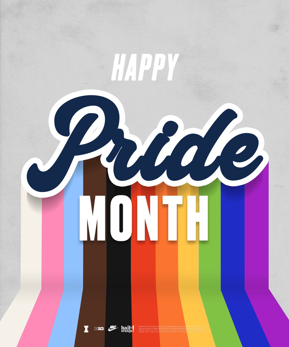 Illini Athletics wishes a happy Pride Month to our student-athletes, allies, and the entire LGBTQIA+ community as we continue to strive for openness, acceptance, and equity!

#Illini | #HTTO
