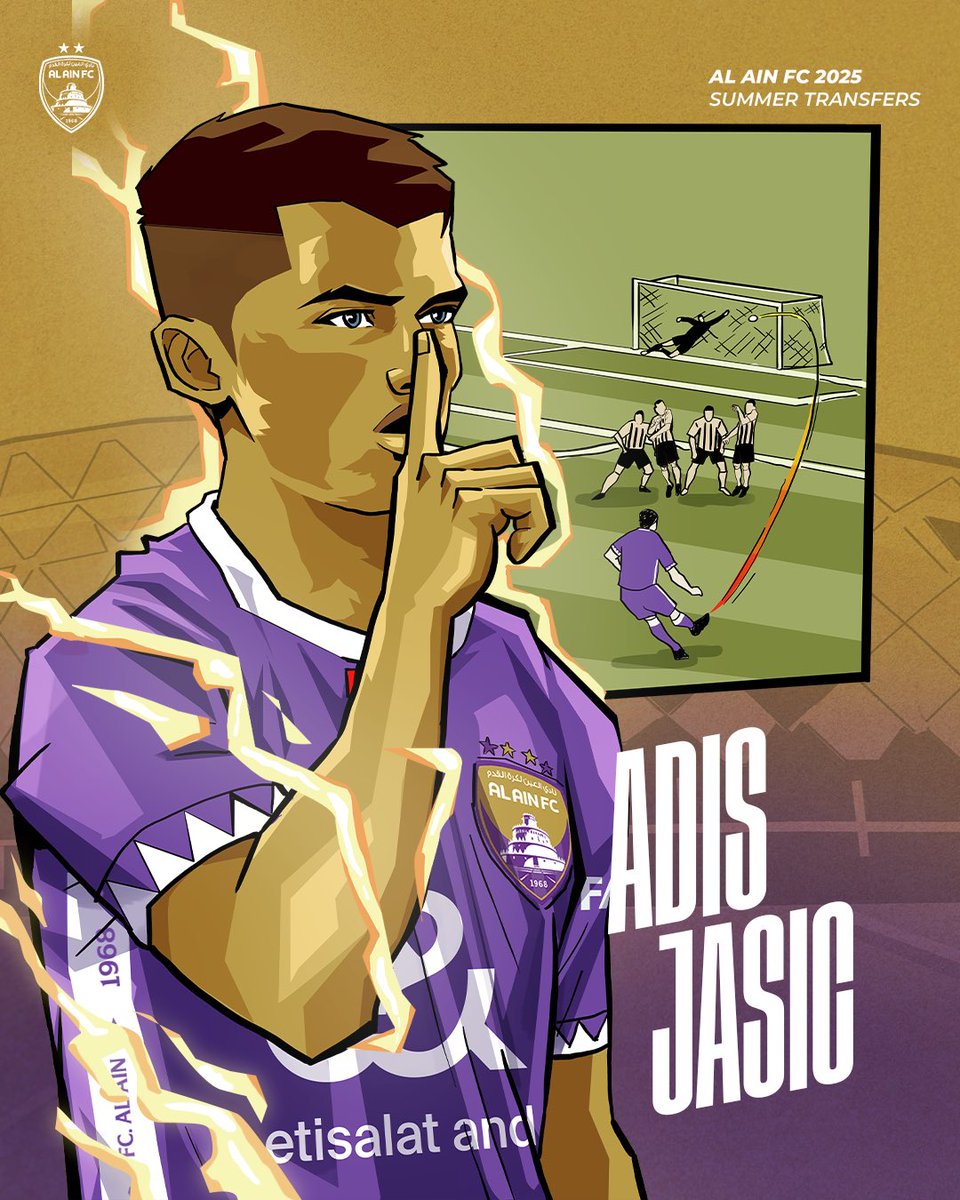 العين يتعاقد مع الظهير الأيمن النمساوي أديس ياسيتش لمدة 3 مواسم ✍️

#أديس_ياسيتش | #Adis_Jasic