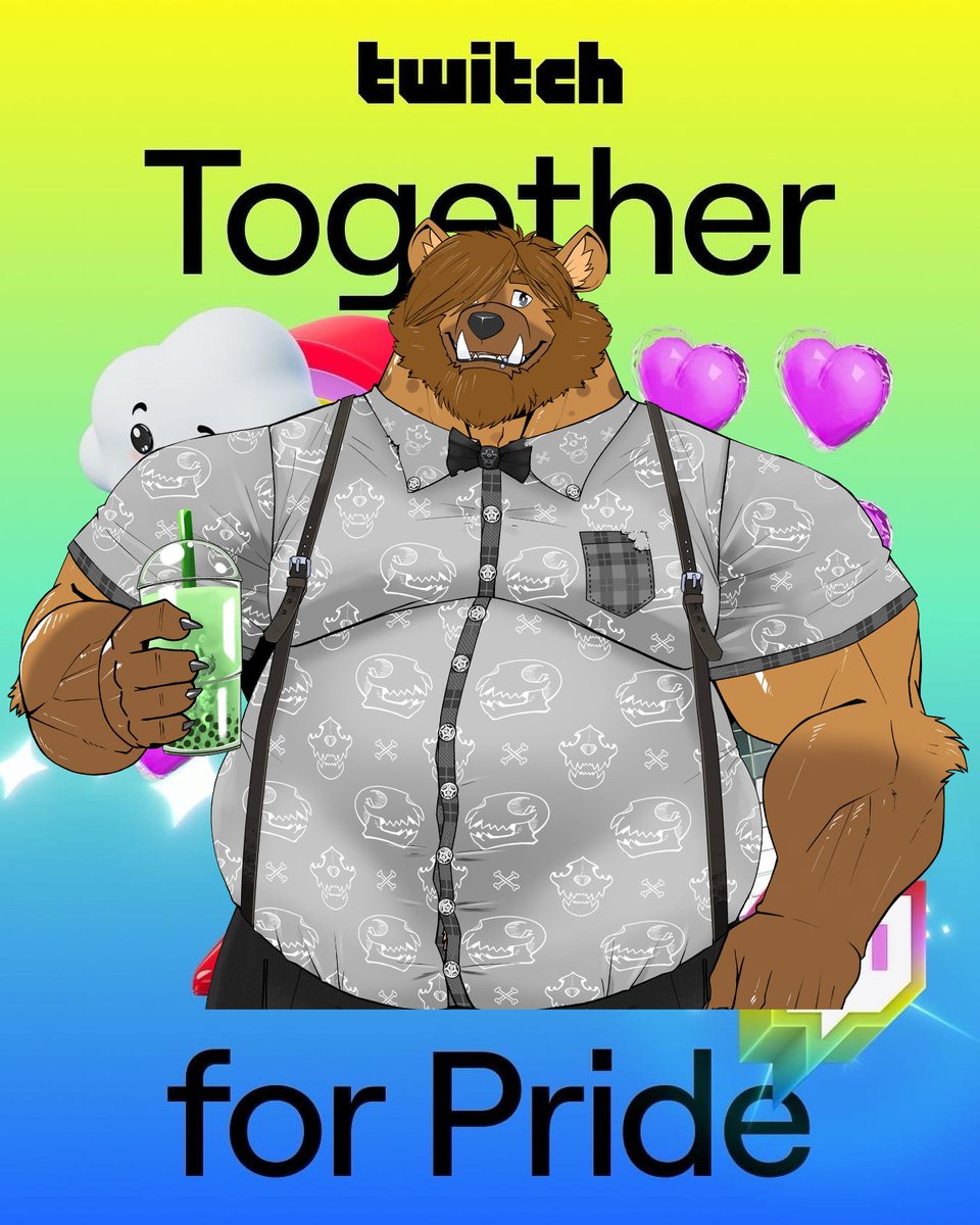 DeadAnthro's tweet image. Happy Pride Everyone! 🏳️🌈
I've been selected to be part of Twitch Together For Pride!
Hope to see you on Stream next time I go live!
twitch.tv/deadanthro
#twitch #PrideMonth #Vtuber