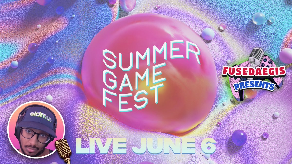 FusedAegis (@fusedaegis) on Twitter photo Summer Games Fest June 6th!
When: 5p ET/2p PT
Going LIVE an hour or 2 before show start. FusedAegis Presents is the best and ONLY way to get professional and fun coverage of all gaming showcases all year.
🔴LIVEstreamed <a href="/GamingOnRumble/">Gaming on Rumble 🏴☠️</a> Summer Games Fest June 6th!
When: 5p ET/2p PT
Going LIVE an hour or 2 before show start. FusedAegis Presents is the best and ONLY way to get professional and fun coverage of all gaming showcases all year.
🔴LIVEstreamed <a href="/GamingOnRumble/">Gaming on Rumble 🏴☠️</a>