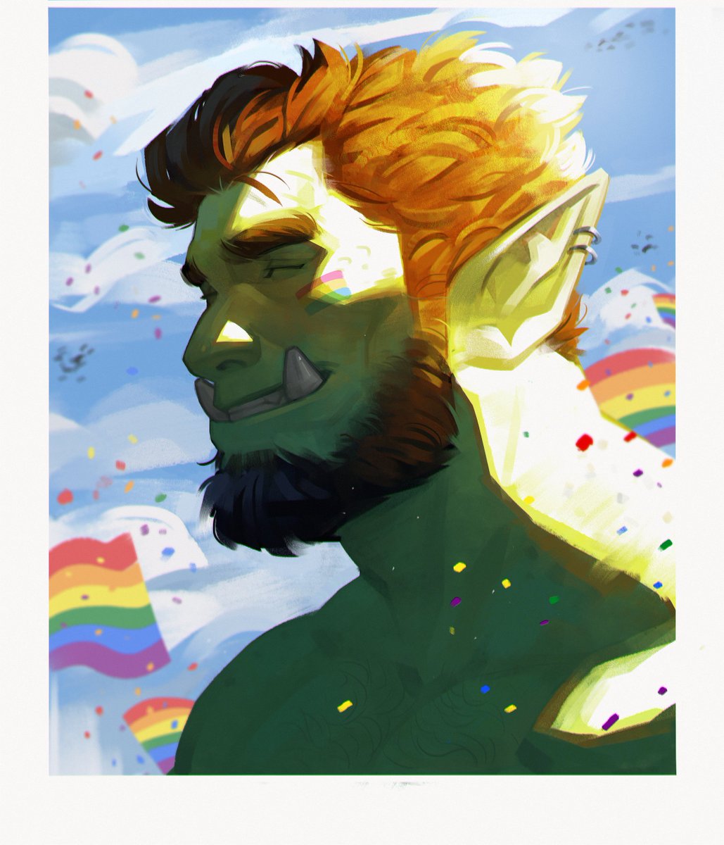Axelwarriorvs's tweet photo. Happy pride! 🌈 Here's a Ritter from a couple years ago~ https://t.co/E2wfNcPM90