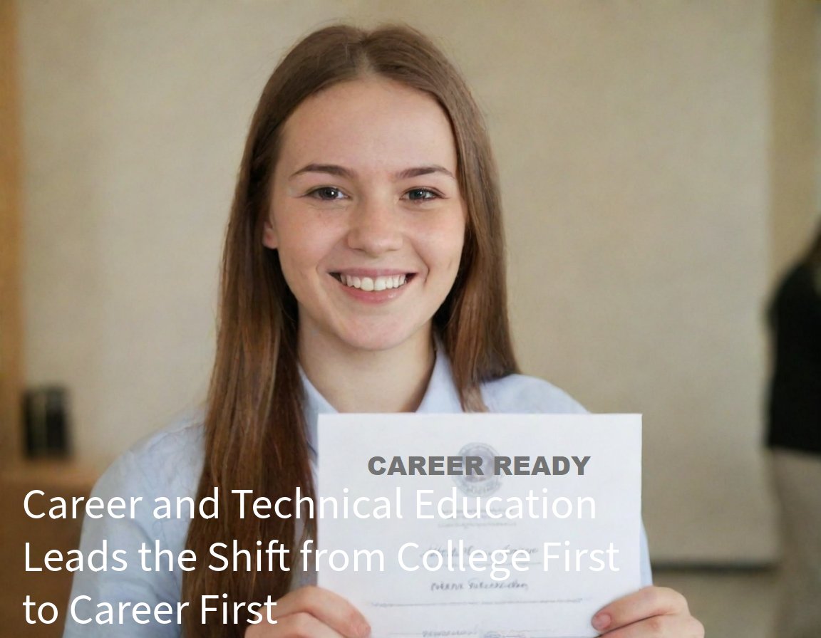 Career and Technical Education Leads the Shift from College First to Career First
Click the link: bit.ly/4kvp66X
Subscribe to CTE Champion for free to stay updated on all things CTE on Substack!