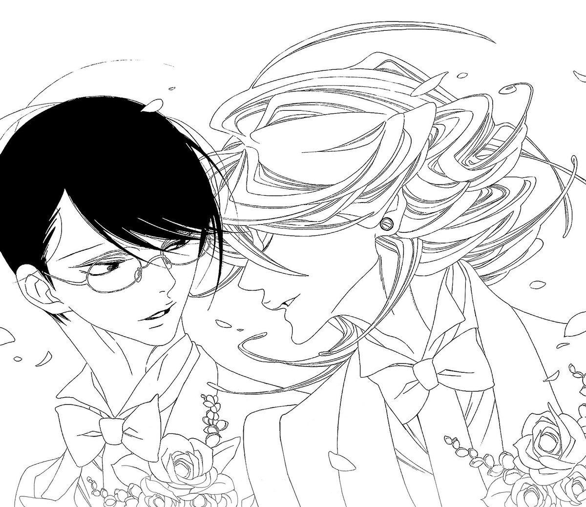 When a BL gets to have a very distinctive stylized artsyle instead of being pressured to follow the current character design aesthetics >>>