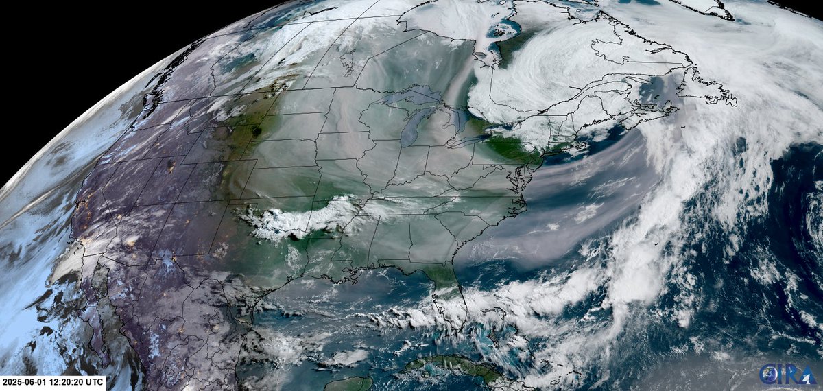 WILDFIRE SMOKE
It’s widespread across the eastern half of the United States this morning! Air quality is hazardous over the Dakotas and parts of the Upper Midwest and southern Canada.