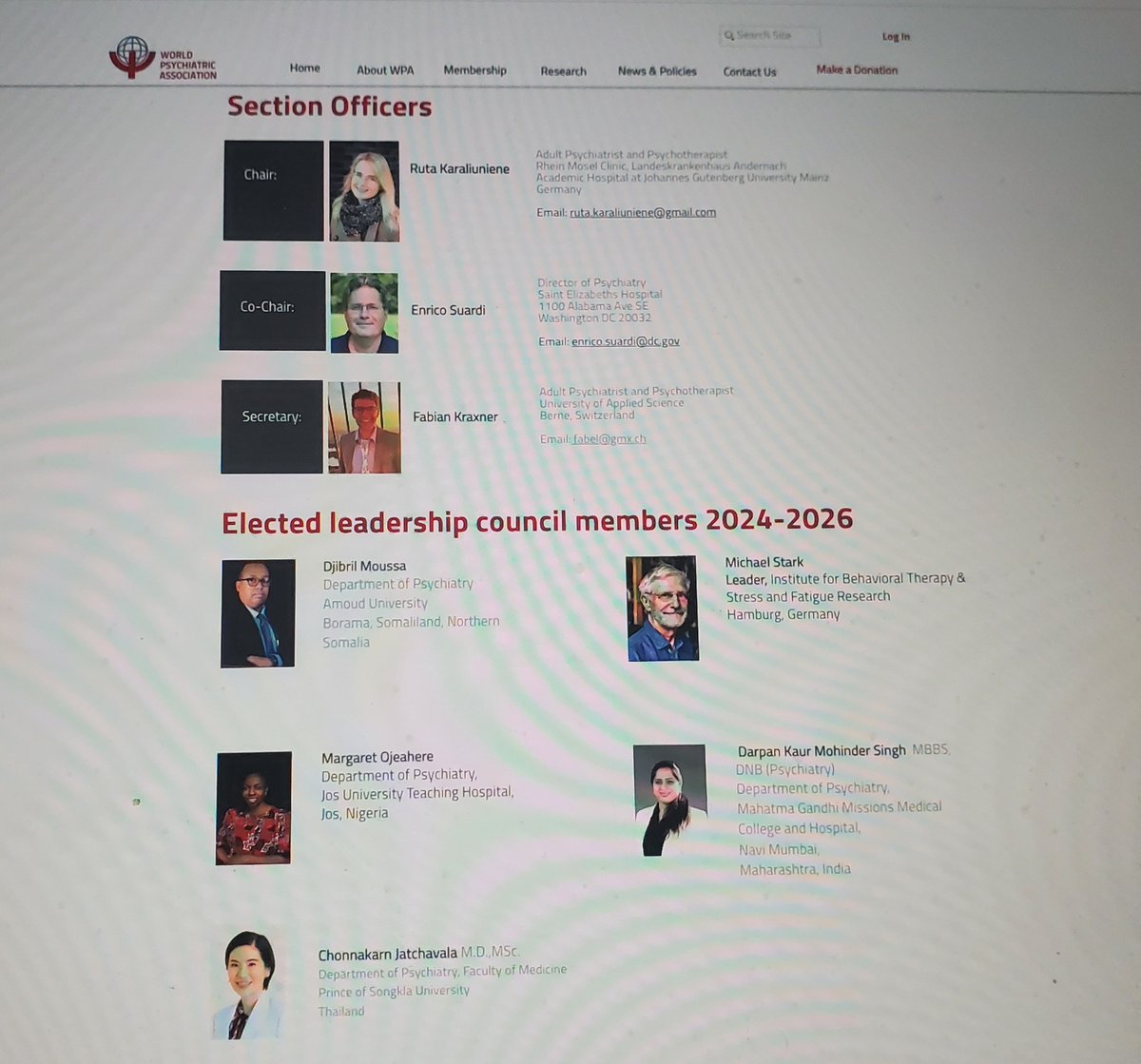 Djibril Moussa MBBS, MD Msc (@djibril_moussa1) on Twitter photo Meet our WPA Conflict Resolution/ Management section leadership team at <a href="/WPA_Psychiatry/">World Psychiatric Association (WPA) wpanet.org</a>. We are mainly Early Career Psychiatrists and seasoned psychiatrists studying/addressing role of psychiatrists in global conflicts and its effect on mental health. We have strong LMIC people. Meet our WPA Conflict Resolution/ Management section leadership team at <a href="/WPA_Psychiatry/">World Psychiatric Association (WPA) wpanet.org</a>. We are mainly Early Career Psychiatrists and seasoned psychiatrists studying/addressing role of psychiatrists in global conflicts and its effect on mental health. We have strong LMIC people.